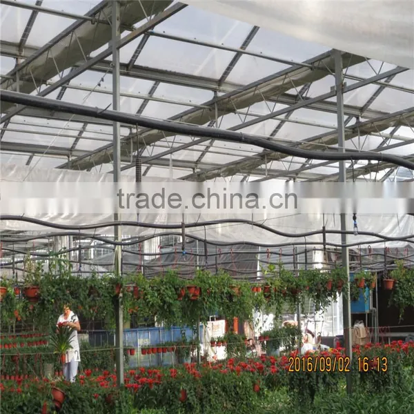Multi Span Tunnel PE Plastic Film Hydroponic Systems Agricultural Commercial Greenhouse photo-4
