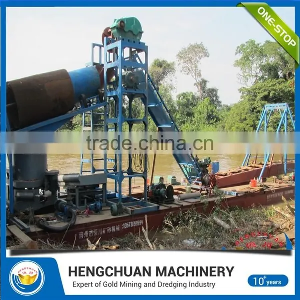 Hot Selling Gold Mining Machine Bucket Chain Gold Dredge For Sale photo-2