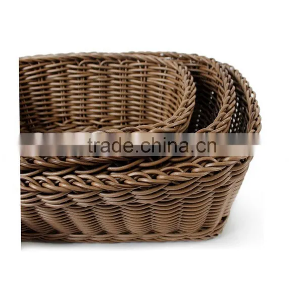 S&D Round Black Plastic Kitchen Storage Basket photo-3