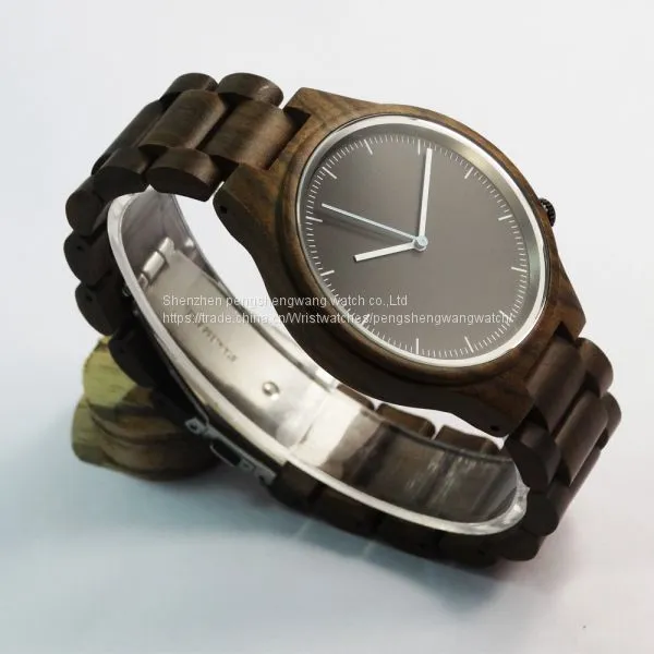 2017 год. Чистодеревянные кварцевые мужские часы relojes на продажу photo-3
