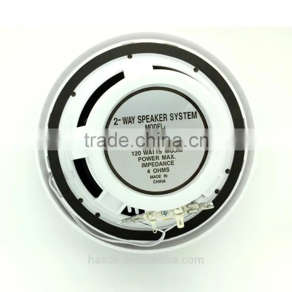MARINE 6 and Half Inches COAXIAL SPEAKER for SPA RV Motorcycle Snowmobile Excavator Bathroom photo-3