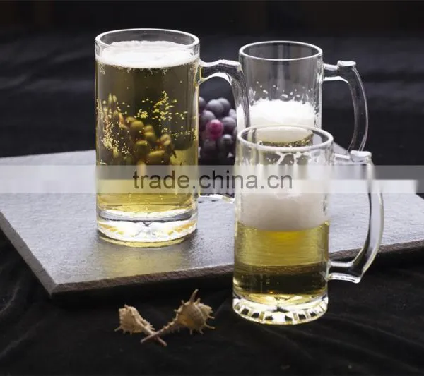 Clear Glass Beer Cup With Handle Glass Tea Cup From Shandong photo-5