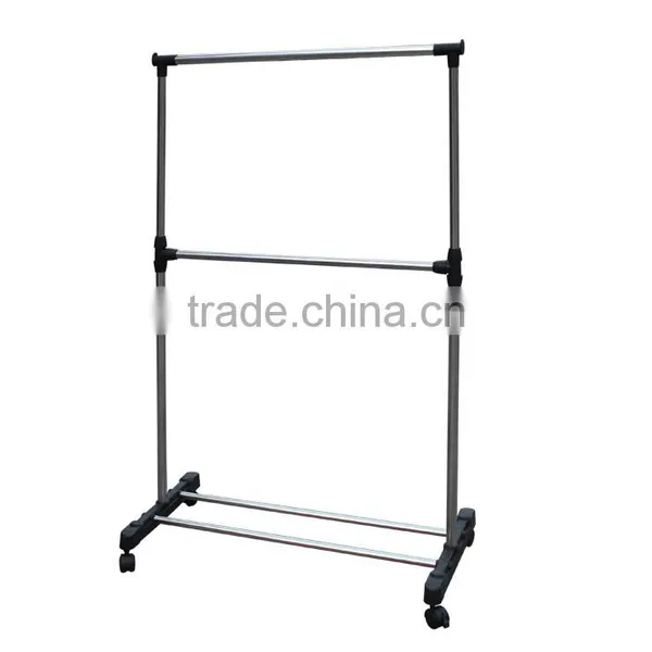 Hanging Clothes Drying Rack With Heavy Duty Loading Elegant Garment Rack Style photo-5