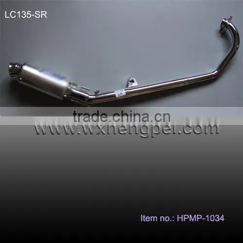 LC135 SR exhaust, LC135 SR new muffler