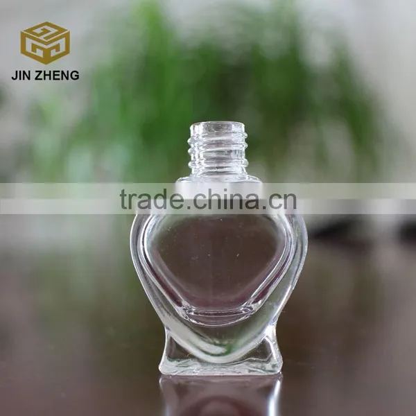 2015 Hot Selling Heart Shape 5ml 8ml Empty Nail Polish Glass Bottle photo-5