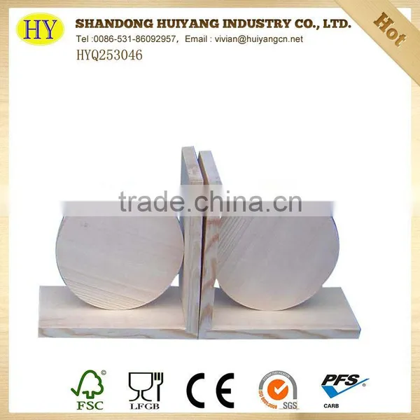 Unfinished Cheap Wooden Bookend for Sale photo-6