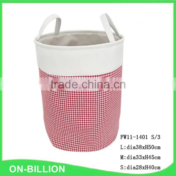Household Necessary Fabric Foldable Cloth Storage Basket photo-2
