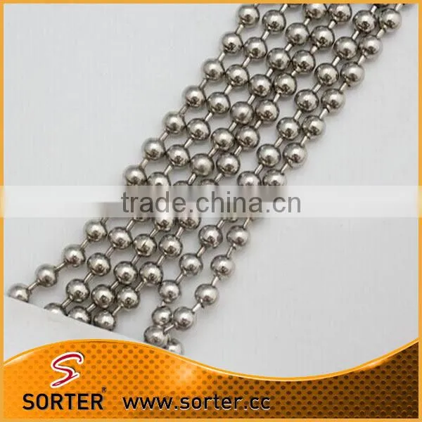 Silver Metallic Ball Chain photo-2