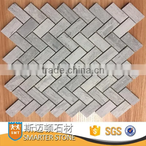 Carrara White Marble Mosaic Flower Mosaic Tile for Bathroom photo-2