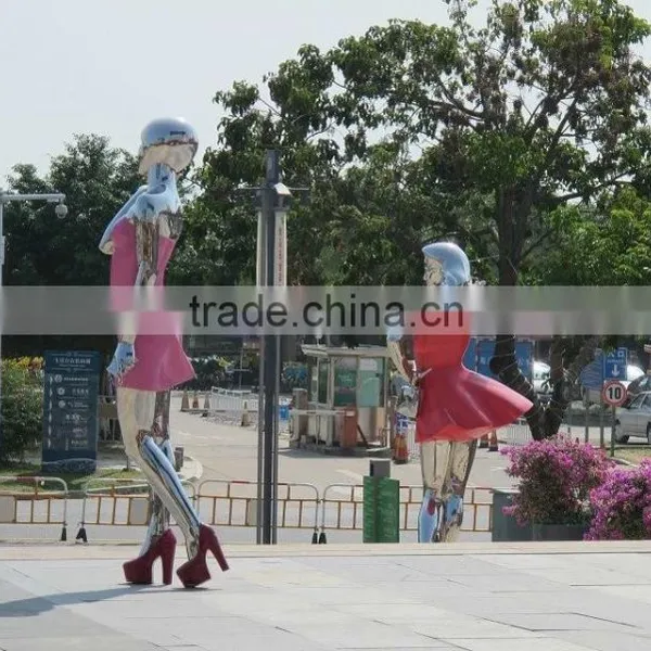 Stainless Steel Life Size Custom Made Souvenir Person Statue Decorations photo-3