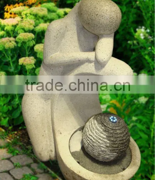 Cradle Shape Carving Water Fountain Statues photo-3