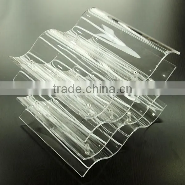 2014 New Design Acrylic Wine Holder Acrylic Wine Rack