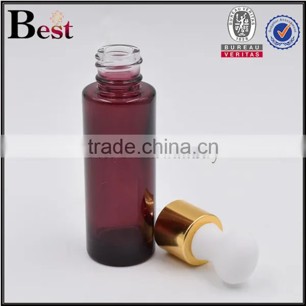 30ml Frosted Glass Whip Cream Bottles With Lotion Pump and Clear Cap photo-4