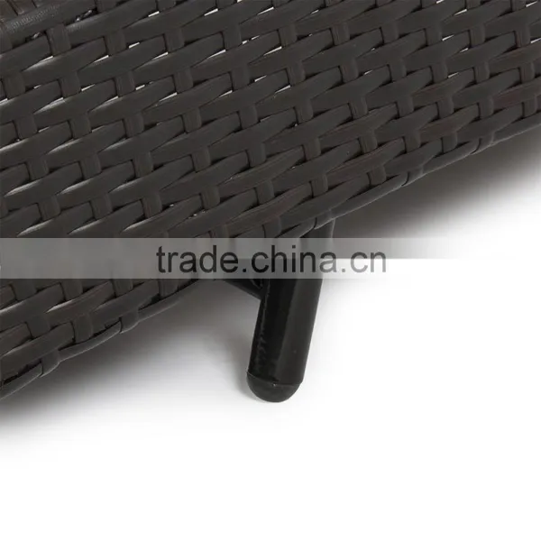 Patio Garden Rattan Adjustable Pool Chaise Lounge Chair photo-5