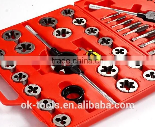OK-tools 45Pcs Thread Cutting Tools Tap And Die Set, photo-3