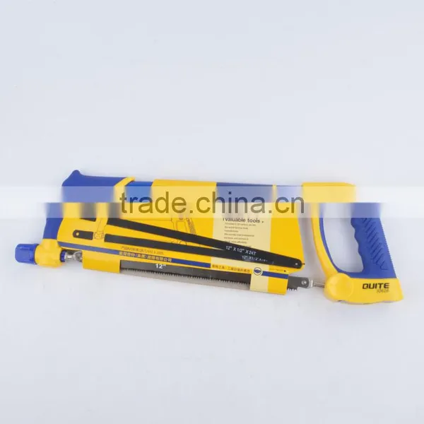 Plastic Handle Flat Functional Hacksaw Frame Double Color Plastic Handle Hacksaw photo-2