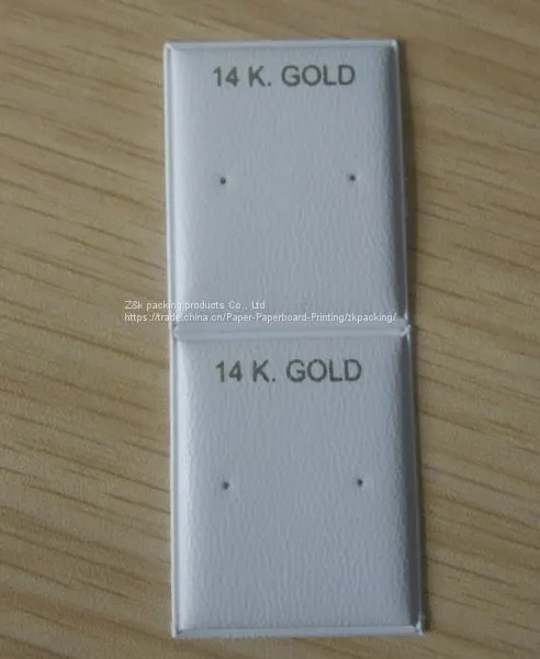 Wholesale/Customize Jewelry Display Card for Earrings Necklace, Earring Card photo-3