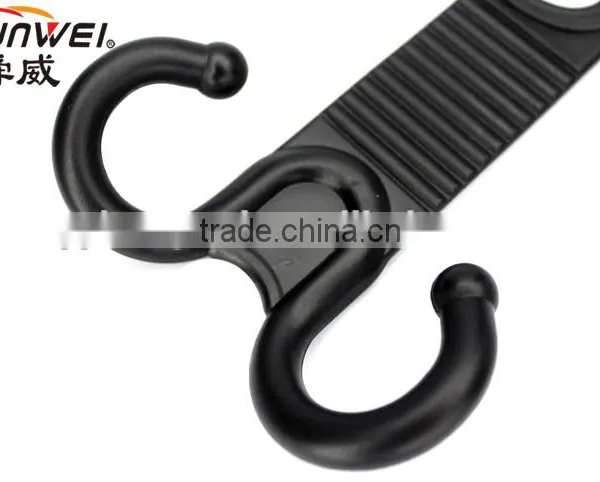2PCS Double End Car Interior Headrest Bottle & Shopping Bags Hooks photo-2