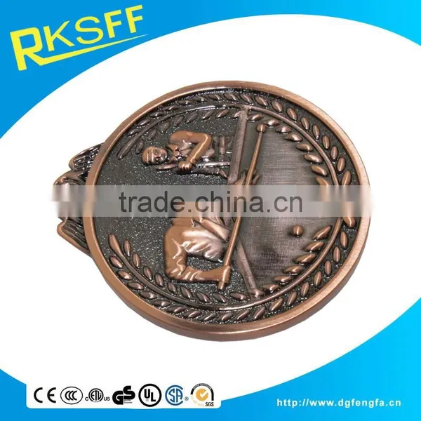 Factory Best-seller Purple Bronze Plating Metal Medal on Promotion photo-4