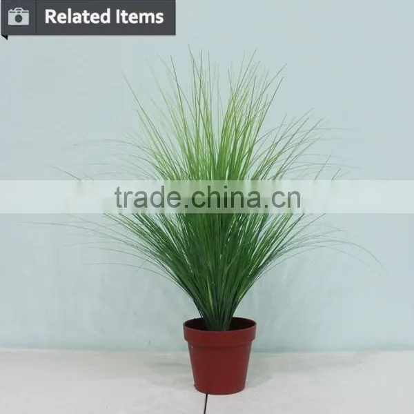 High Quality Plastic Artificial Bundle Fake Onion Grass for Home Decoration photo-4