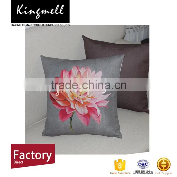 Personalized Pillow Cases Custom Linen Fabric Printed Cushion Cover photo-3