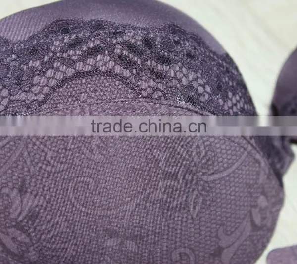 GZY Garment Stock Lots Classics Fashion Front Open Floral Lace Ladies Underwear Sexy Bra and Panty New Design photo-5