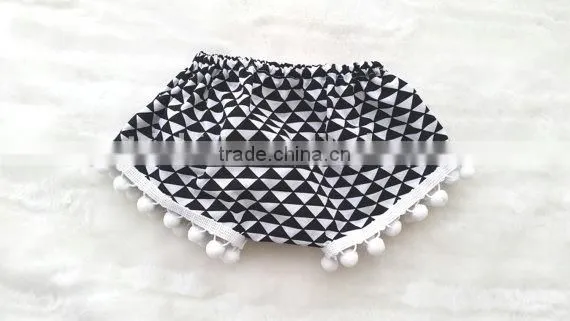 Wholesale Baby Girl Floral Bloomer Pom Pom Diaper Cover Yiwu China Supply photo-3