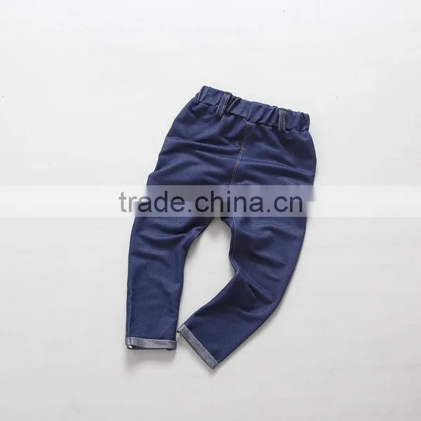 Customize Fashion Kids Boys Fake Oxford Stretch Pants photo-3