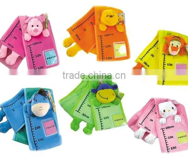 Baby Plush and Stuffed Toys/plush Height Charts Toy/plush Measurment Ruler Baby Toy