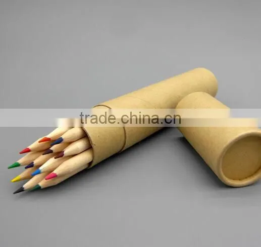 Promotional Customized Color Pencil Set With Kraft Paper Package photo-2
