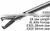 Laparoscopic 3-Piece Allis Forceps