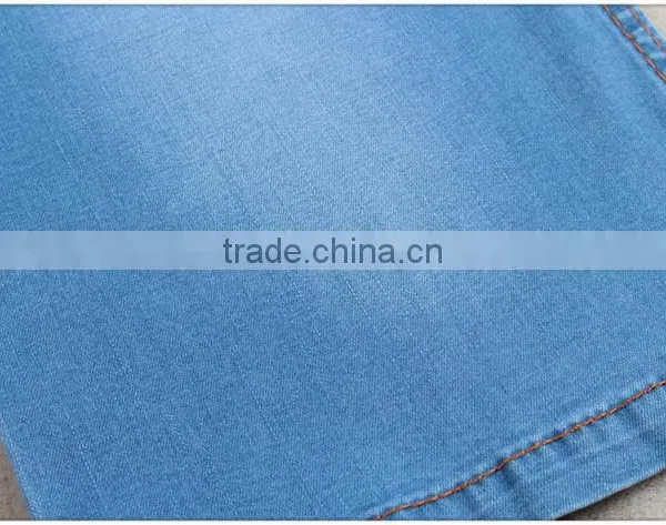Dark Blue Big Stretch Denim Fabric for Woman Jean photo-4