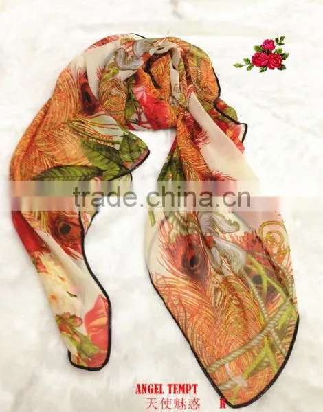 PRINTED POLYESTER SCARF photo-5