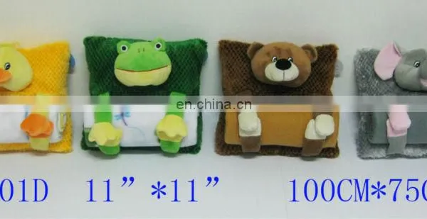 11X11"CUSHION, 100X75CM BLANKET