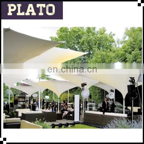 Outdoor Decorative Sun Shelter Tulip Umbrella for Restaurant