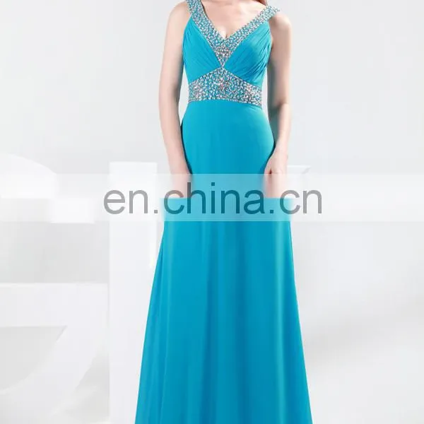Grace Karin Charming The Turquoise Formal Evening Gown Dresses CL4419 photo-3
