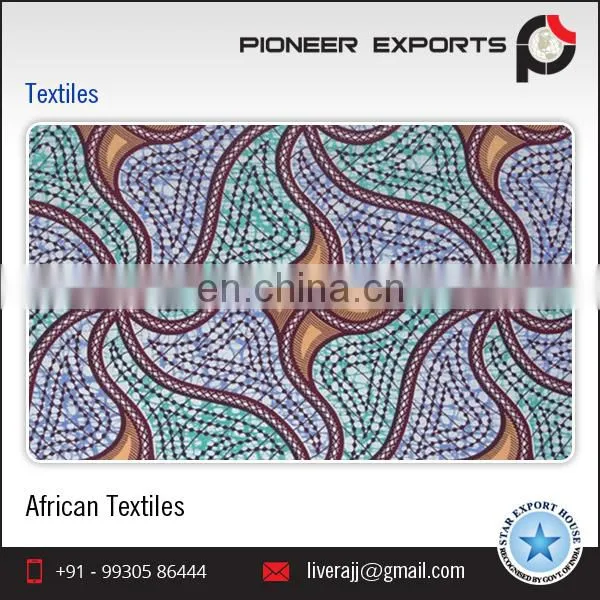 High Quality Garment Textile Fabric African Print Fabric photo-6