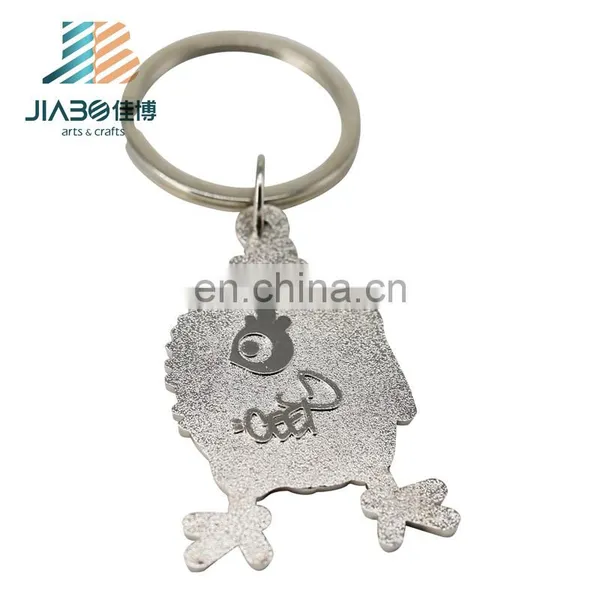 Custom Design Hard Enamel Birds Logos Shape Process Zinc Alloy Metal Keychains photo-5