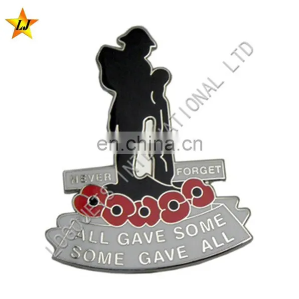 Wholesale Promotional Cheap Custom Logo Pinmetal Tin Button Badge