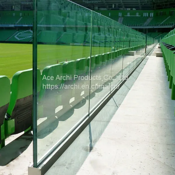 Exterior Frameless Glass Deck Railing With Aluminum U Channel Profile / U Base Shoe Glass Balustrade photo-4
