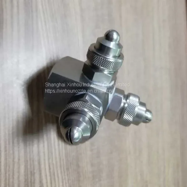 Cluster Type Five Spray Set-ups Syphon Flat Fan Jet Air Atomizing Nozzle photo-3