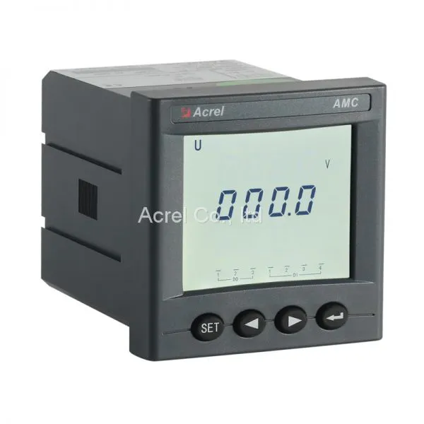 Acrel AMC72L-AV Single Phase Voltage Meter With LCD Display photo-2