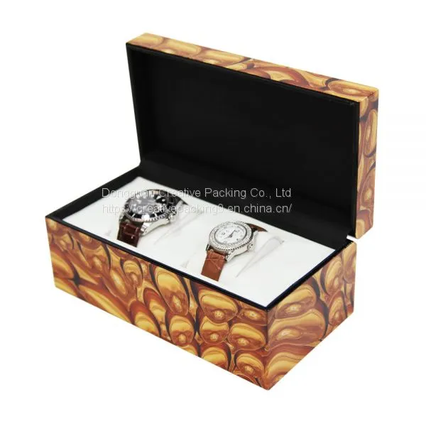 Collection Classical Mix Color Watch Case Storage Display Box Watch Storage Display Box photo-5