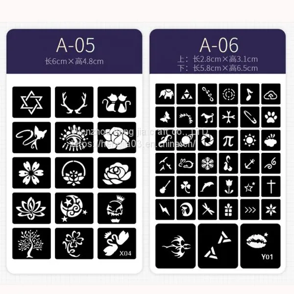 Waterproof Temporary Tattoo Sticker Black Disposable Hand Arm Girl Boy Body Sticker Tattoo Stencil For Tattoo Ink photo-5