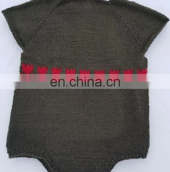 100% Cotton Romper Knitted Romper New Born Cute Baby Romper photo-3