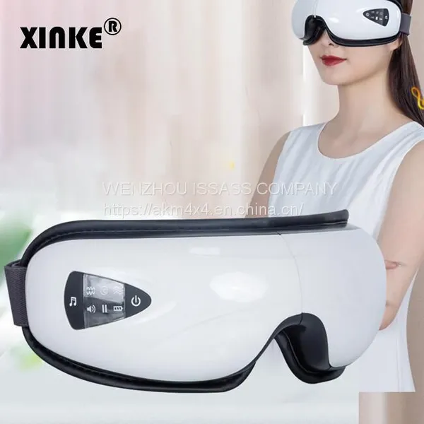 Electric Foldable Rechargeable Heat Vibration Air Compression Massage With Music Cheyin Eye Massager Realink photo-2