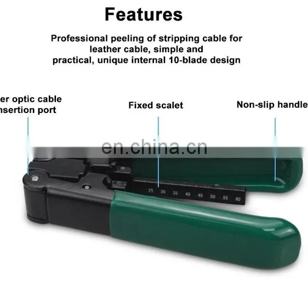 Fiber Optical Drop Wire Stripper Plier Wire Stripper Fiber Optic Tool Fiber Optic Drop Cable Stripper photo-5