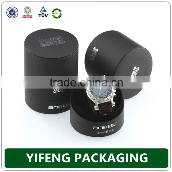 Small Round Rigid Cardboard Paper Storage Sock Gift Box photo-4