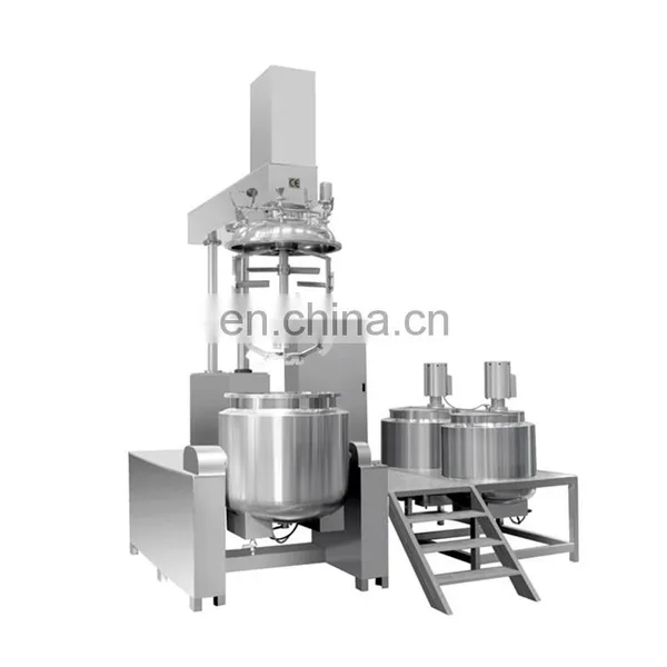 100L Hydraulic Lift Cosmetic Body Cream Lotion Shampoo Vacuum Mixer Emulsifier Ointment Mixer photo-4