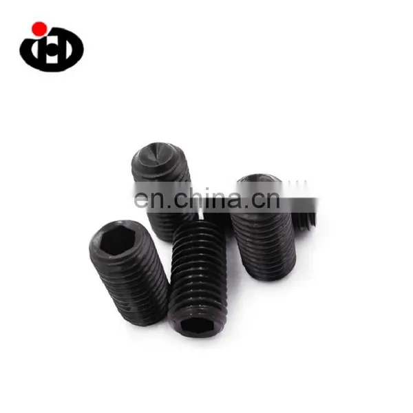 Hot Sale DIN916 Hex Socket Cup Point Set Screw Black Oxide Set Screw photo-5